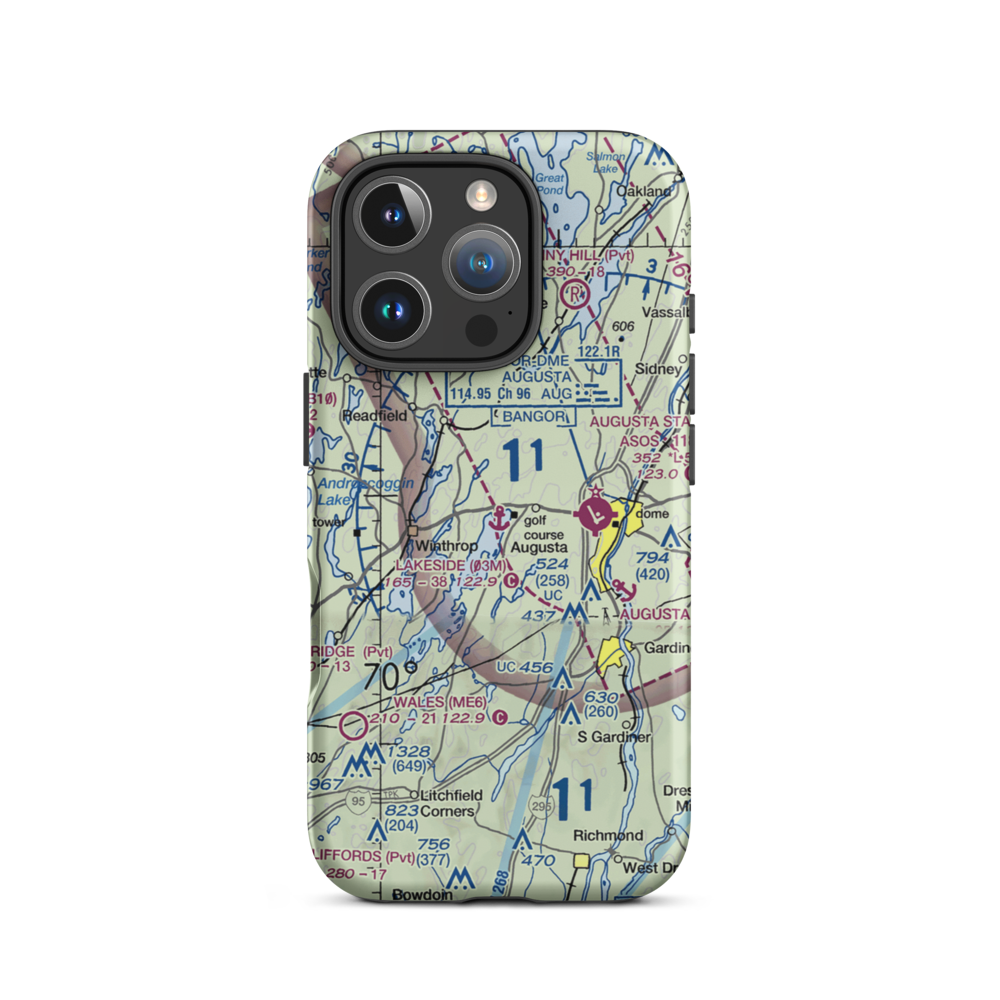 Lakeside Marina Seaplane Base (03M) VFR Sectional  Tough iPhone Case iPhone 16 Pro model shown