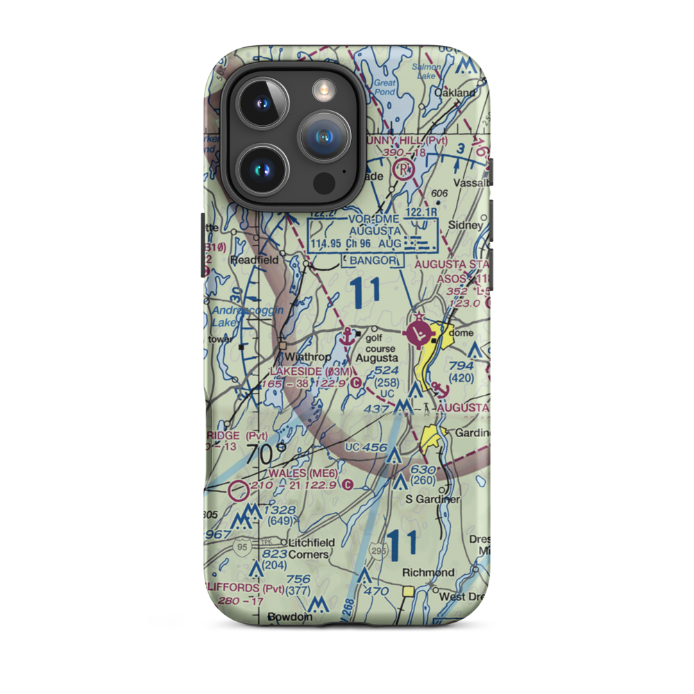 Lakeside Marina Seaplane Base (03M) VFR Sectional  Tough iPhone Case iPhone 16 Pro Max model shown
