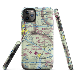 Lakestone Farm Airport (NY11) VFR Sectional  Tough iPhone Case