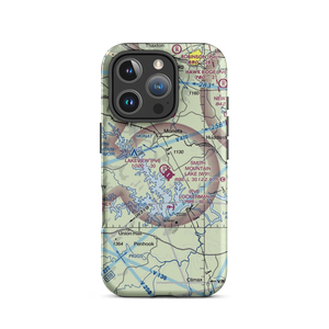 Lakeview Aerodrome (VA68) VFR Sectional  Tough iPhone Case