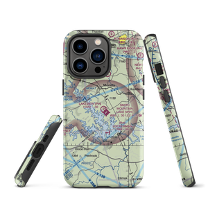 Lakeview Aerodrome (VA68) VFR Sectional  Tough iPhone Case