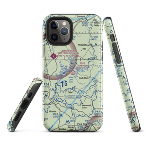 Lakeview Airport (69KY) VFR Sectional  Tough iPhone Case