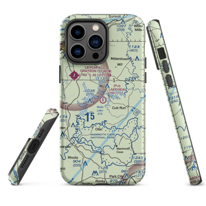 Lakeview Airport (69KY) VFR Sectional  Tough iPhone Case