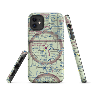 Lakeview-Airport-Griffith Field (13C) VFR Sectional  Tough iPhone Case