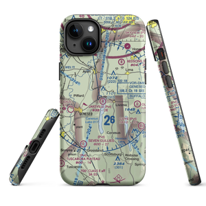 Lakeville Airport (NY15) VFR Sectional  Tough iPhone Case