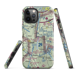 Lakeville Airport (NY15) VFR Sectional  Tough iPhone Case