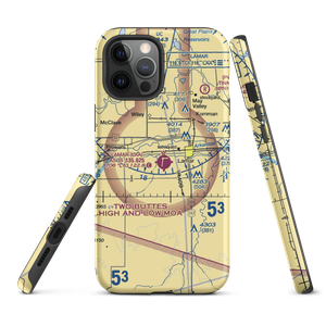 Lamar Municipal Airport (LAA) VFR Sectional  Tough iPhone Case