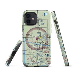 Lamar Municipal Airport (LLU) VFR Sectional  Tough iPhone Case