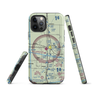 Lamar Municipal Airport (LLU) VFR Sectional  Tough iPhone Case