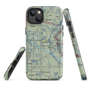 Lambert Fechter Municipal Airport (0Y4) VFR Sectional  Tough iPhone Case