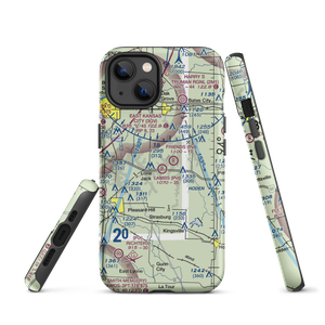 Lambs Field (0MU7) VFR Sectional  Tough iPhone Case