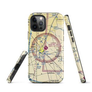 Lamesa Municipal Airport (LUV) VFR Sectional  Tough iPhone Case