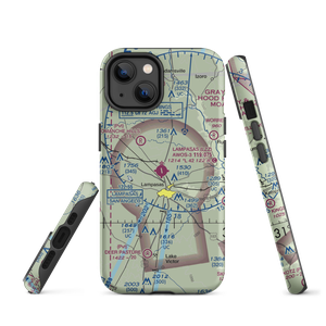 Lampasas Airport (LZZ) VFR Sectional  Tough iPhone Case