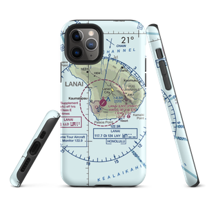 Lanai Airport (LNY) VFR Sectional  Tough iPhone Case