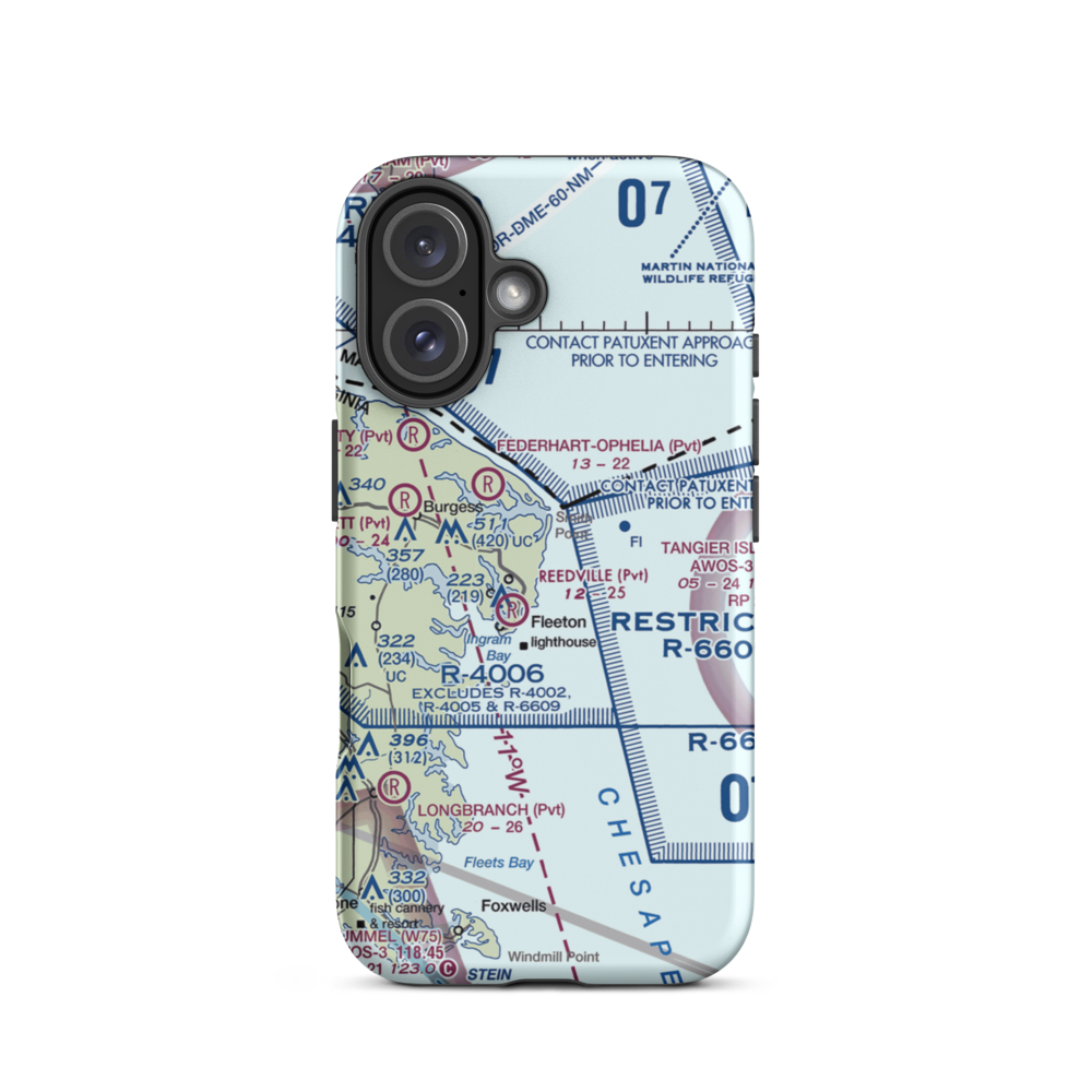 Land's End Seaplane Base (85VA) VFR Sectional  Tough iPhone Case iPhone 16 model shown