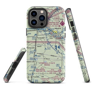 Land's Field (21FD) VFR Sectional  Tough iPhone Case