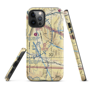 Land's Inn Ranch Airport (49OR) VFR Sectional  Tough iPhone Case