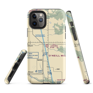 Landgren Ranch Airport (40NE) VFR Sectional  Tough iPhone Case