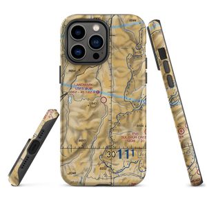 Landmark US Forest Service Airport (0U0) VFR Sectional  Tough iPhone Case