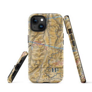 Landmark US Forest Service Airport (0U0) VFR Sectional  Tough iPhone Case