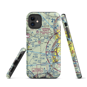 Lanesville Skyways Airport (IN13) VFR Sectional  Tough iPhone Case