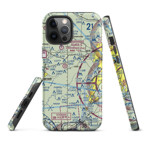 Lanesville Skyways Airport (IN13) VFR Sectional  Tough iPhone Case