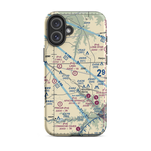 Lang Ranch Airport (84XS) VFR Sectional  Tough iPhone Case