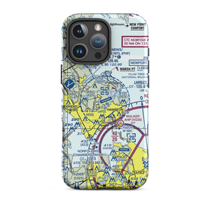 Langley Air Force Base (LFI) VFR Sectional  Tough iPhone Case