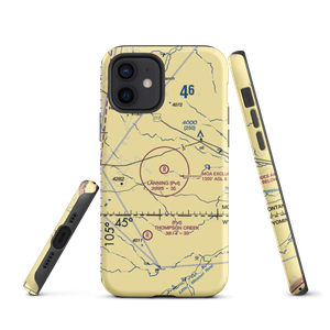 Lanning Ranch Airport (MT50) VFR Sectional  Tough iPhone Case