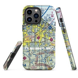 Lansing Municipal Airport (IGQ) VFR Sectional  Tough iPhone Case