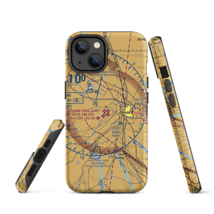 Laramie Regional Airport (LAR) VFR Sectional  Tough iPhone Case