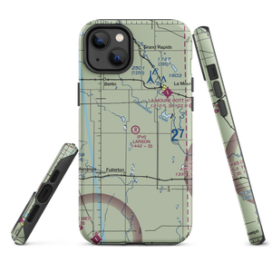 Larson Airport (6ND2) VFR Sectional  Tough iPhone Case