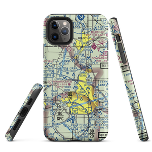 Latham Park Aero Estates Airport (LL81) VFR Sectional  Tough iPhone Case