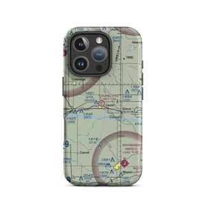 Laurel Municipal Airport (08NE) VFR Sectional  Tough iPhone Case