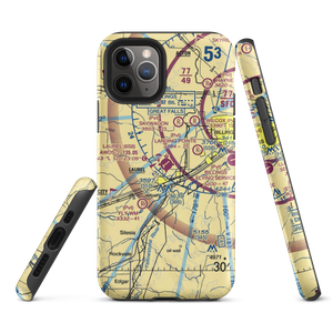 Laurel Municipal Airport (6S8) VFR Sectional  Tough iPhone Case