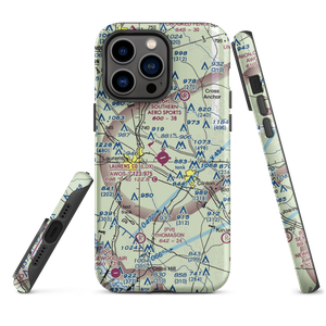 Laurens County Airport (LUX) VFR Sectional  Tough iPhone Case