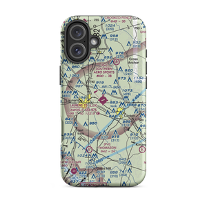 Laurens County Airport (LUX) VFR Sectional  Tough iPhone Case