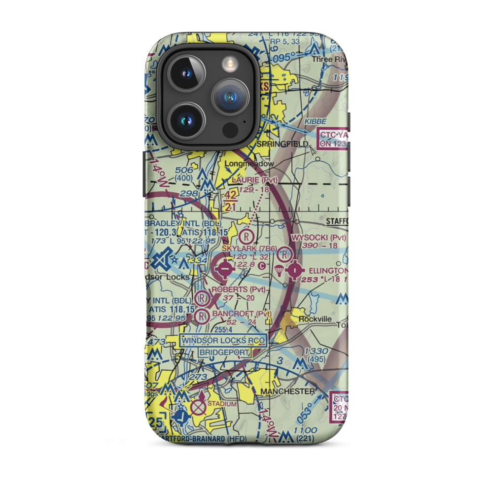 Laurie Field (CT19) VFR Sectional  Tough iPhone Case iPhone 16 Pro Max model shown