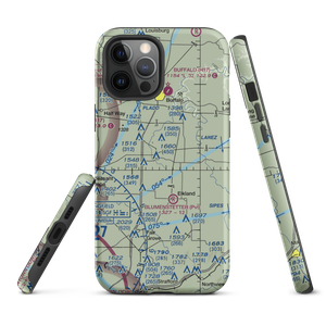 Laurie's Landing Airport (US-0104) VFR Sectional  Tough iPhone Case