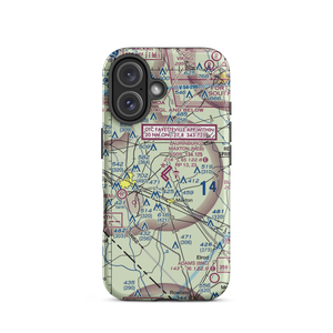 Laurinburg Maxton Airport (MEB) VFR Sectional  Tough iPhone Case