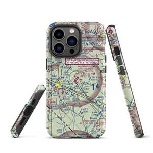 Laurinburg Maxton Airport (MEB) VFR Sectional  Tough iPhone Case