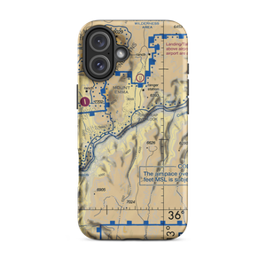 Lava Falls Heliport (HAE) VFR Sectional  Tough iPhone Case