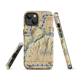Lava Falls Heliport (HAE) VFR Sectional  Tough iPhone Case