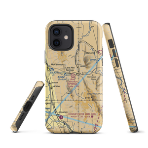 Lava Hot Springs Airport (01ID) VFR Sectional  Tough iPhone Case