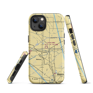 Lavina Airport (80S) VFR Sectional  Tough iPhone Case