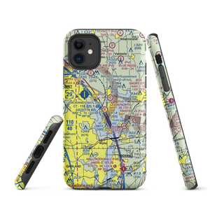 Lavon North Airport (46TS) VFR Sectional  Tough iPhone Case