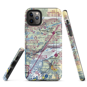 Lawrence Airstrip (55AK) VFR Sectional  Tough iPhone Case