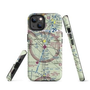 Lawrence Smith Memorial Airport (LRY) VFR Sectional  Tough iPhone Case