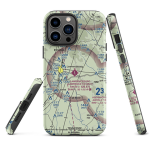 Lawrenceburg Lawrence County Airport (2M2) VFR Sectional  Tough iPhone Case