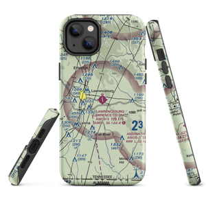 Lawrenceburg Lawrence County Airport (2M2) VFR Sectional  Tough iPhone Case